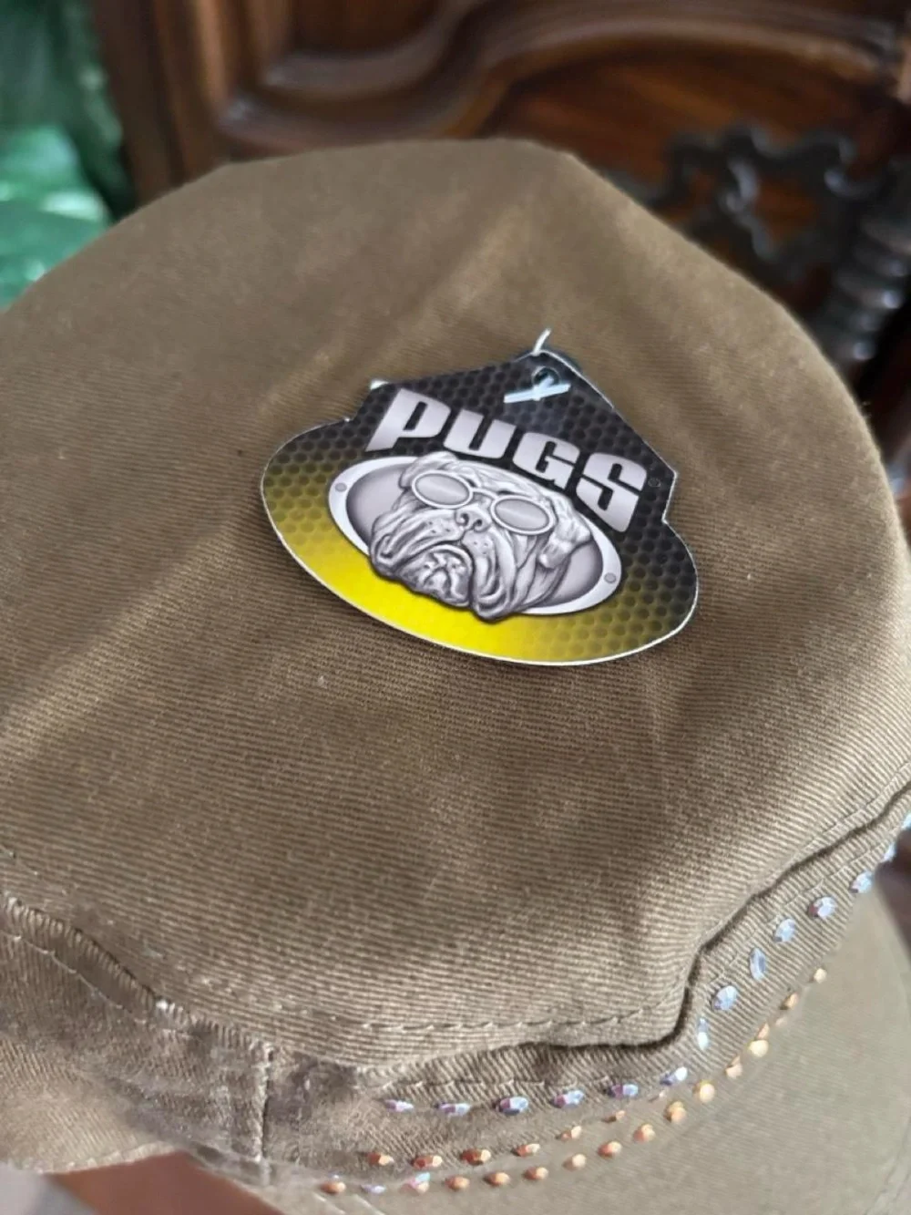 NWT  Puggs Shelby Rhinestones women's hat cap